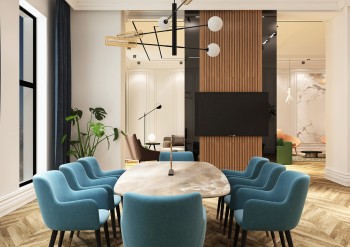 Port Baku yaşarış kompleksində 3 otaqlı mənzil təmiri