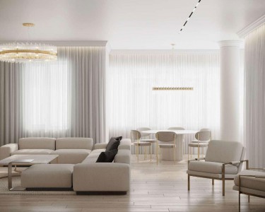 "Winter Park" yaşayış kompleksində 130 m2 ev təmiri