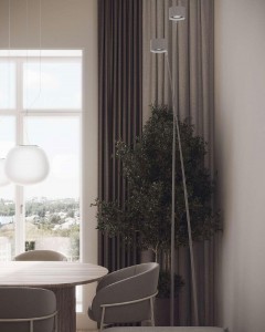 "Knight Bridge" yaşayış kompleksində 122 m2 ev təmiri