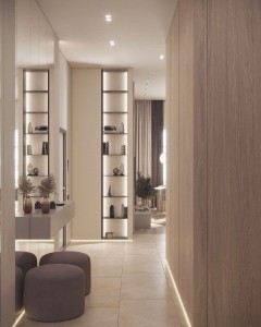 "Knight Bridge" yaşayış kompleksində 122 m2 ev təmiri