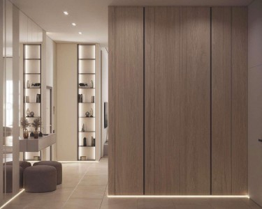 "Knight Bridge" yaşayış kompleksində 122 m2 ev təmiri