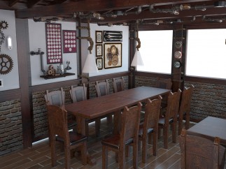 Fəhlə prospekti, fərdi yaşayış evində "Besedka" konsepti